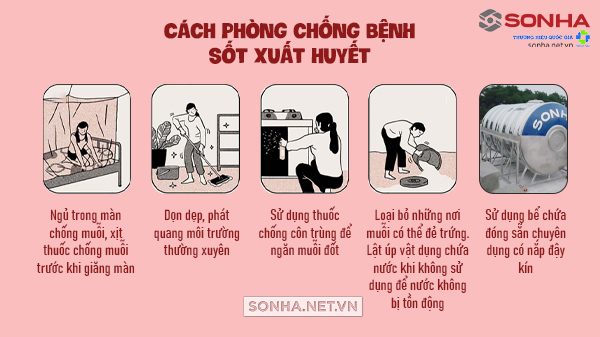 Cách phòng chống bệnh sốt xuất huyết