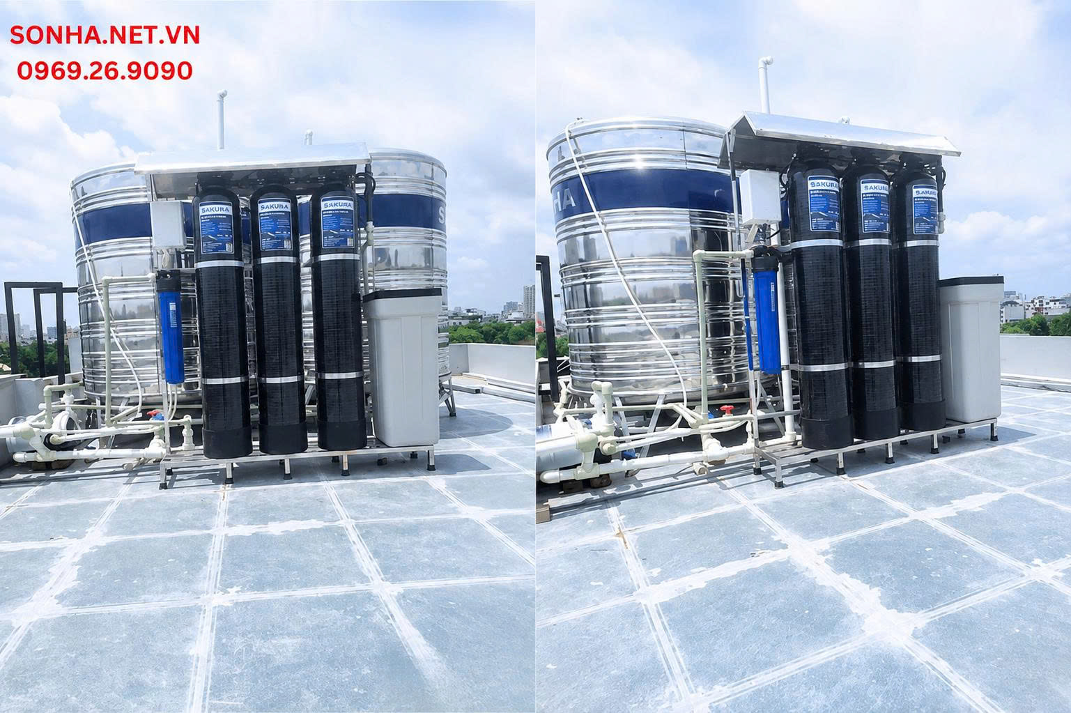 Hình ảnh lắp đặt thực tế tại công trình