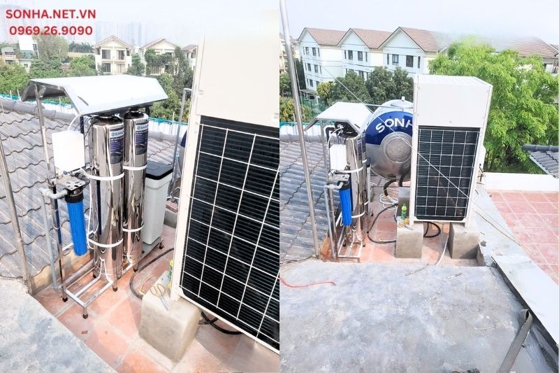 Hình ảnh lắp đặt thực tế tại công trình ở Vinhomes Thăng Long