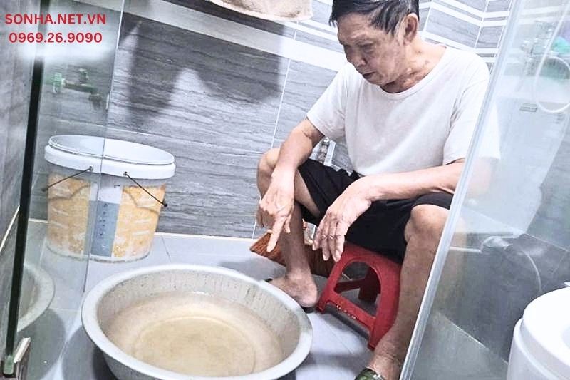 Thực trạng nguồn nước tại gia đình khách hàng đang sử dụng