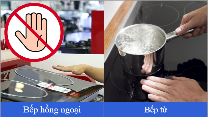 dùng bếp từ hay bếp hồng ngoại an toàn, tiết kiệm hơn?