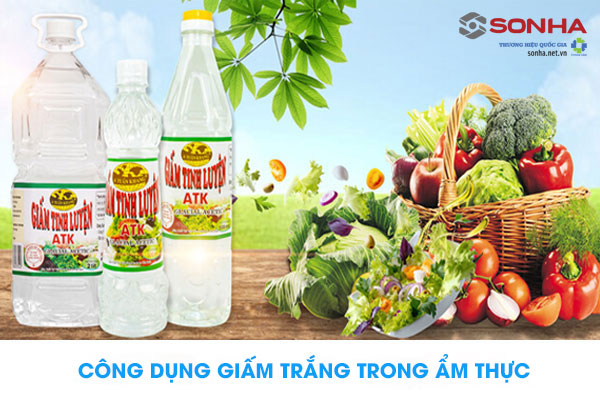 Giấm trắng có tác dụng gì trong ẩm thực?