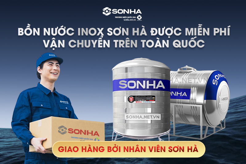 Téc nước inox Sơn Hà được miễn phí vận chuyển trên toàn quốc