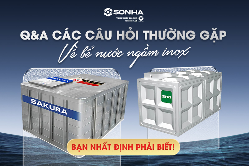 Top câu hỏi thường gặp về bể nước ngầm inox