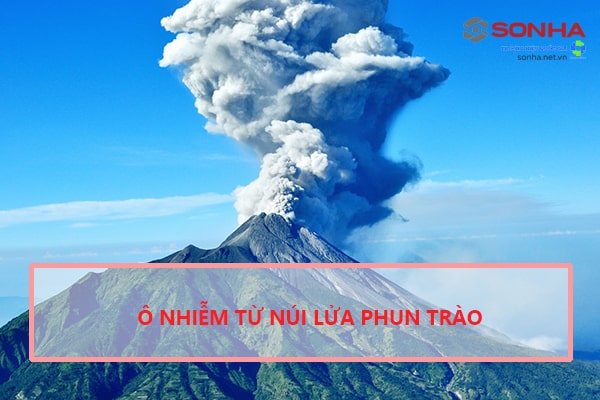 Ô nhiễm không khí từ núi lửa phun trào