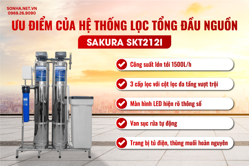 Ưu điểm vượt trội của bộ lọc tổng đầu nguồn Sakura SKT212I