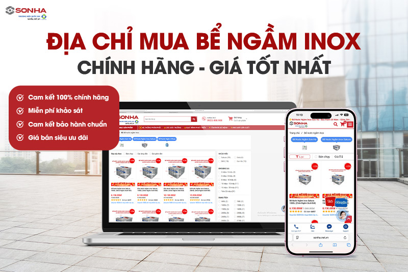 Địa chỉ mua bể ngầm inox chính hãng giá tốt nhất