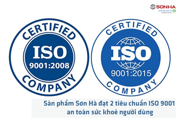 Sơn Hà đạt 2 tiêu chuẩn ISO 9001