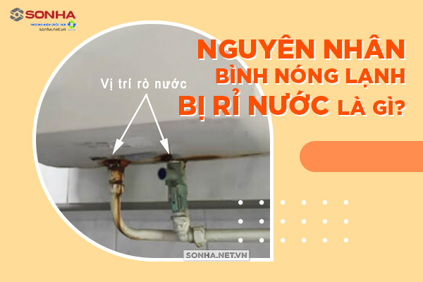 Nguyên nhân và cách xử lý bình nóng lạnh bị thủng