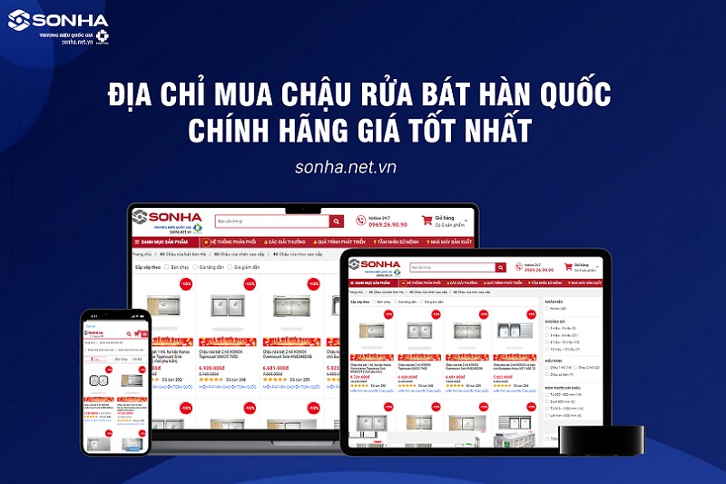 Sonha.net.vn - Địa chỉ mua bồn rửa bát Hàn Quốc được người Việt ưa chuộng