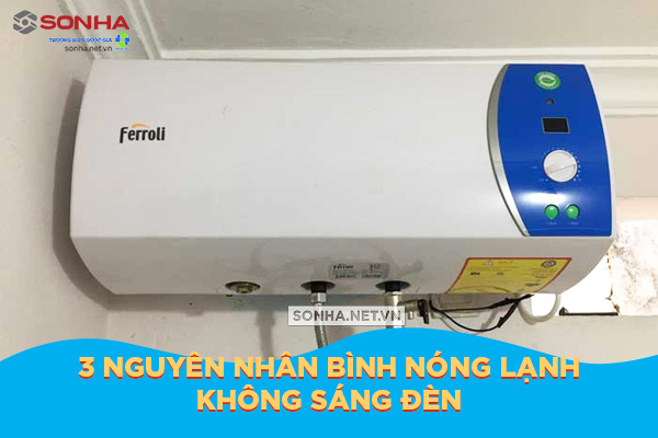 Tại sao bình nóng lạnh không vào điện?