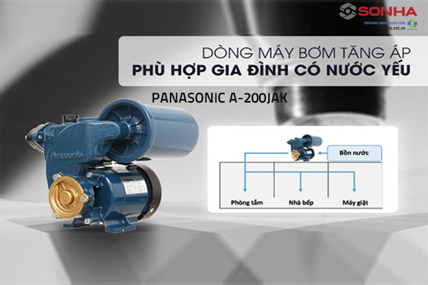 Máy bơm nước gia đình Panasonic A-200JAK