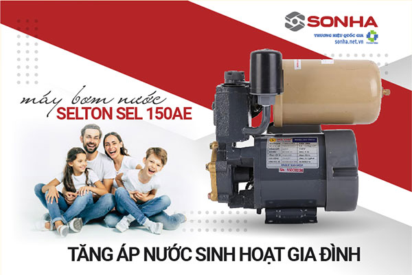 Máy bơm nước gia đình Selton Sel 150AE