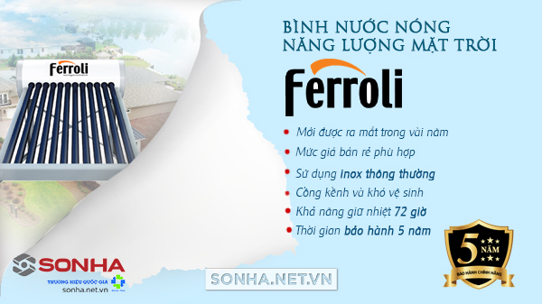 bình nước nóng thái dương năng