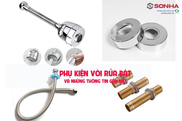 Tìm hiểu phụ kiện vòi rửa bát