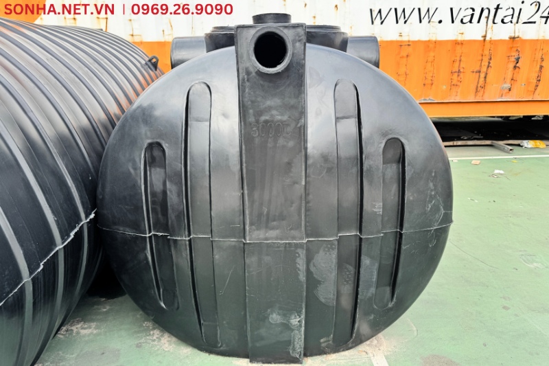 Ảnh thực tế của bể phốt nhựa Tiền Phòng 3000L