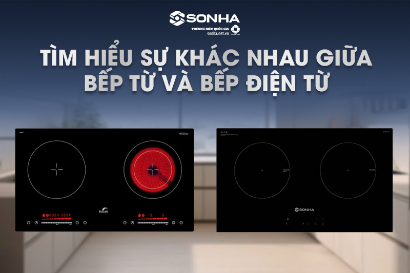  Tìm hiểu sự khác nhau giữa bếp từ và bếp điện từ