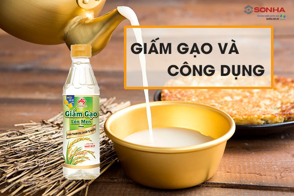 Giấm gạo và công dụng