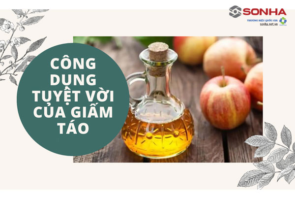 Giấm táo và công dụng