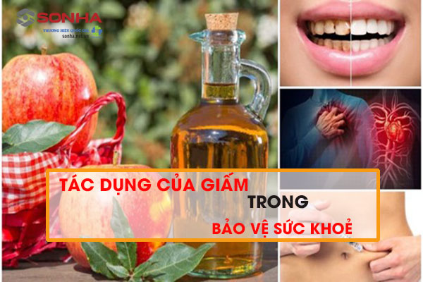 Tác dụng của giấm trong bảo vệ sức khoẻ