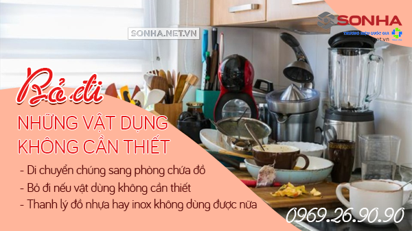 Bỏ đi những vật dụng không cần thiết