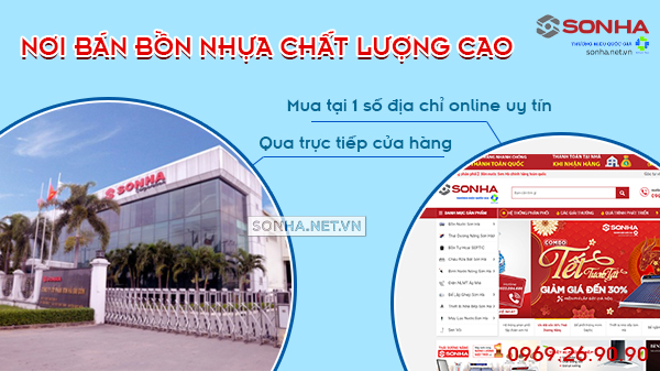 Nơi bán bồn nước chất lượng cao