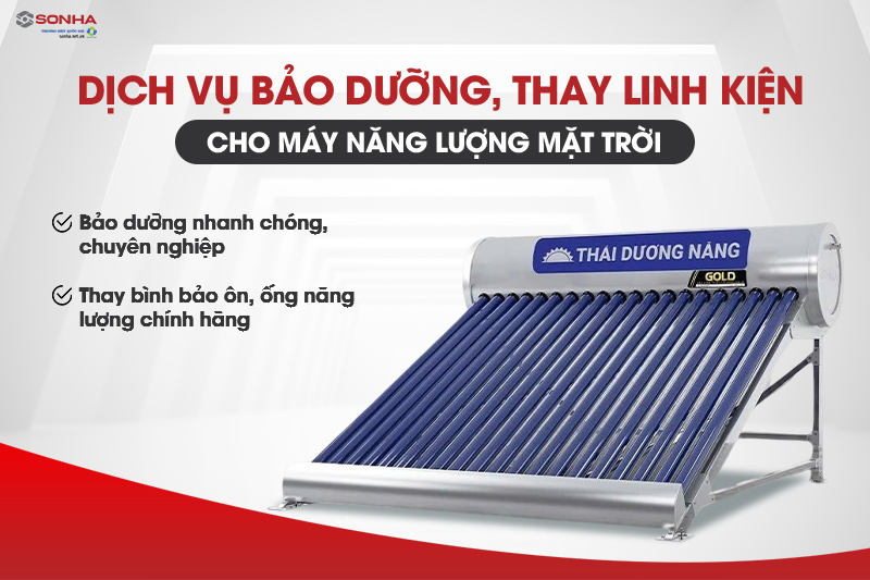 Cần bảo dưỡng, bảo trì định kỳ máy năng lượng mặt trời để đạt hiệu quả tốt nhất