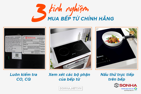 Kinh nghiệm mua bếp điện từ chính hãng