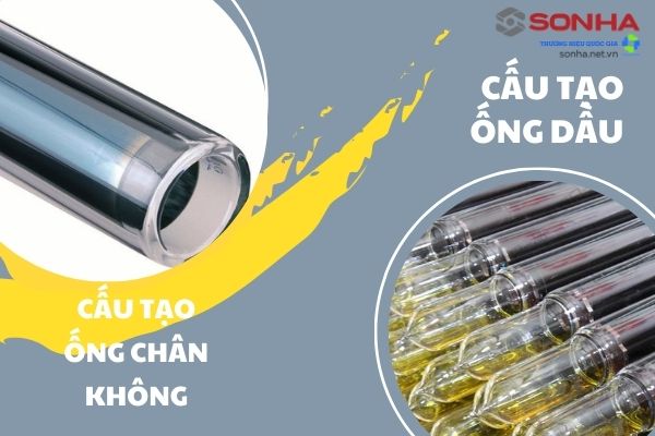 Máy năng lượng mặt trời ống dầu hay ống thường có sự khác nhau về cấu tạo và nguyên lý hoạt động