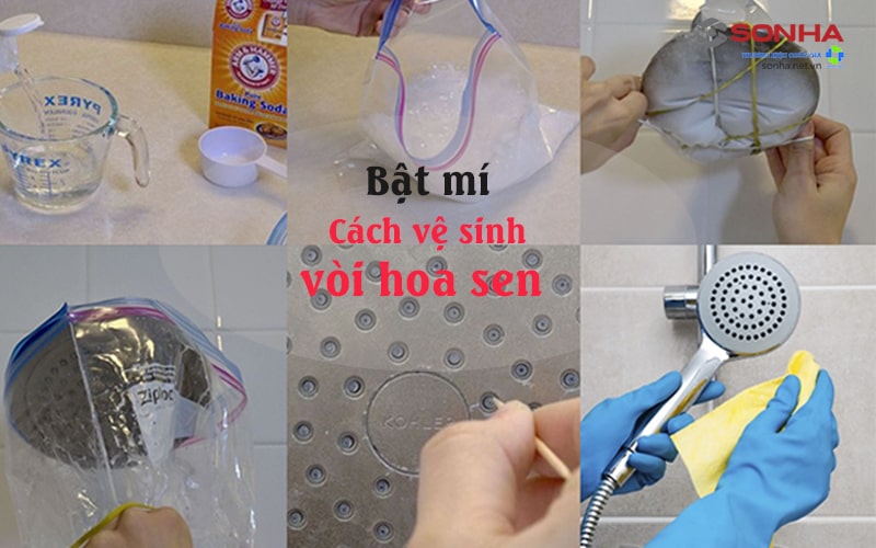 [Góc chia sẻ] Cách vệ sinh vòi hoa sen đơn giản, hiệu quả tại dễ làm tại nhà