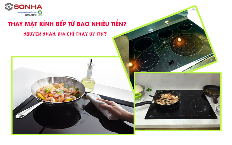 thay mặt kính bếp ga giá bảo nhiều