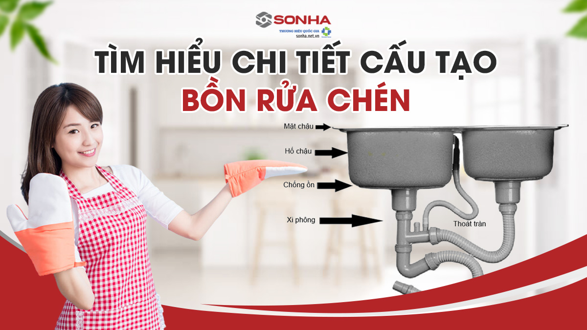 Tìm Hiểu Cấu Tạo Bồn Rửa Chén? Mua Bồn Rửa Giá Tốt Ở Đâu?