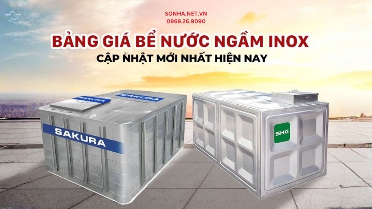 Bảng Giá Bể Nước Ngầm Inox Cập Nhật Mới Nhất 2026