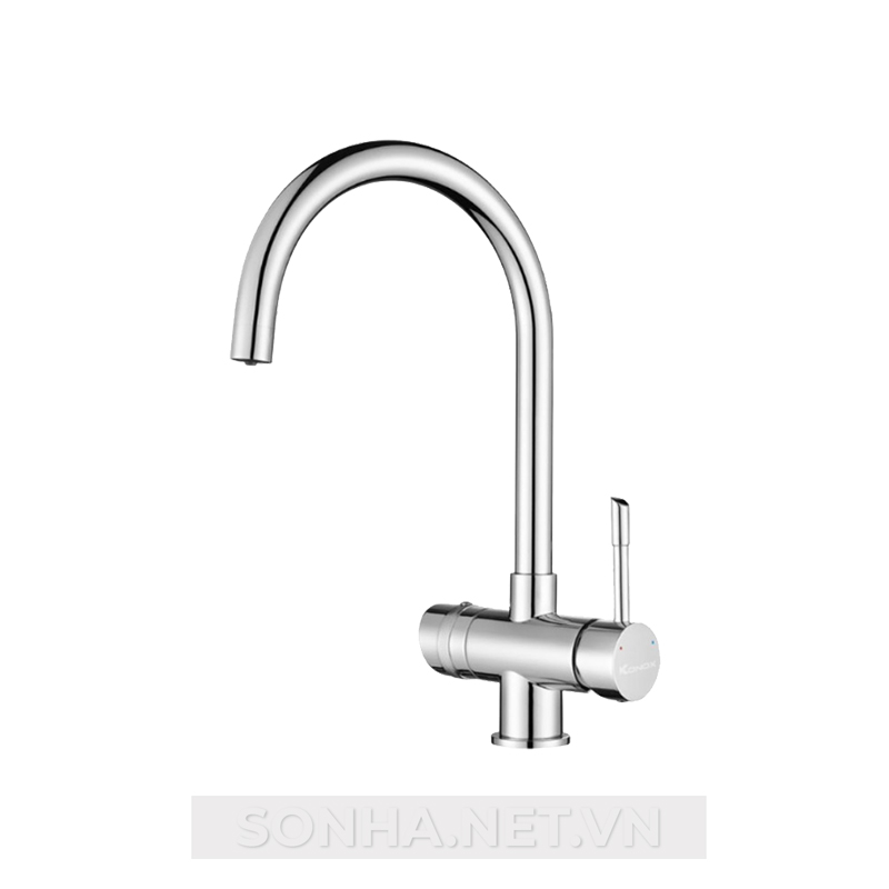 Vòi rửa bát Konox chức năng nóng lạnh Konox kết hợp chức năng nóng lạnh + RO Trim-Water
