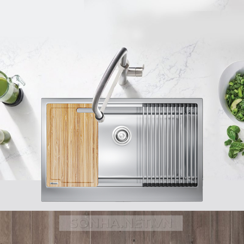 Chậu rửa bát 1 hố Konox Workstation Apron Sink KN8051AS Retta