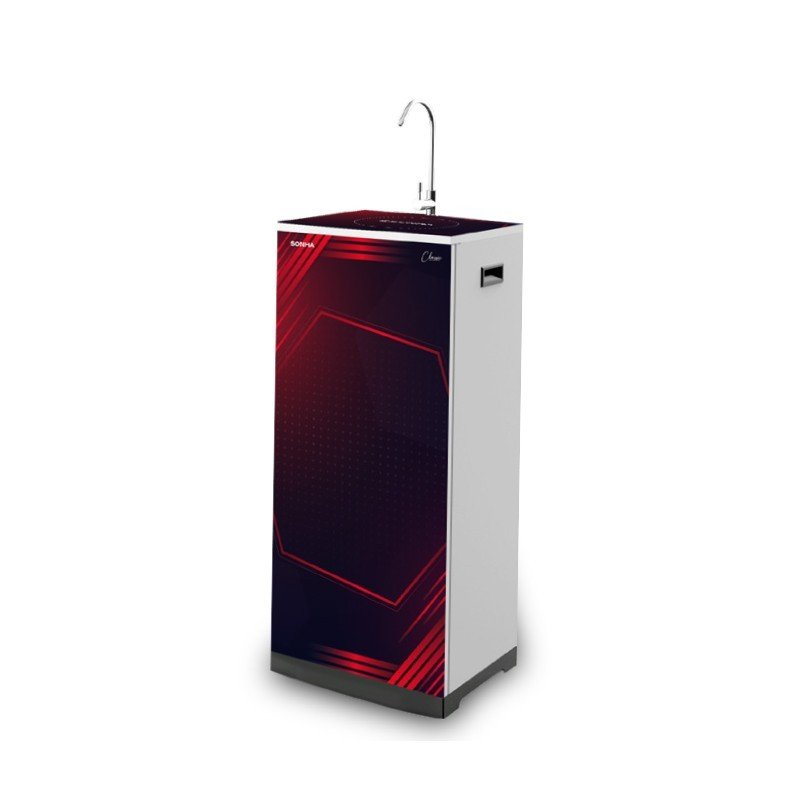 Máy lọc nước RO Sơn Hà Classic đỏ hình khối 9 lõi SHK-7109-DK