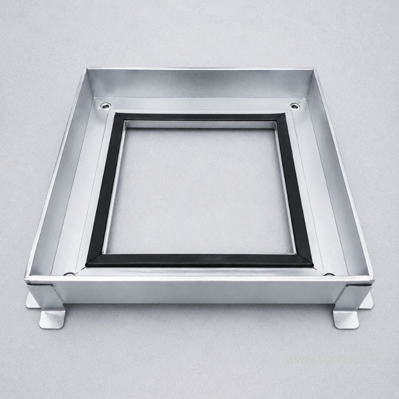 Nắp chờ hút bể phốt âm sàn ngăn mùi inox 304, kích thước 25x25