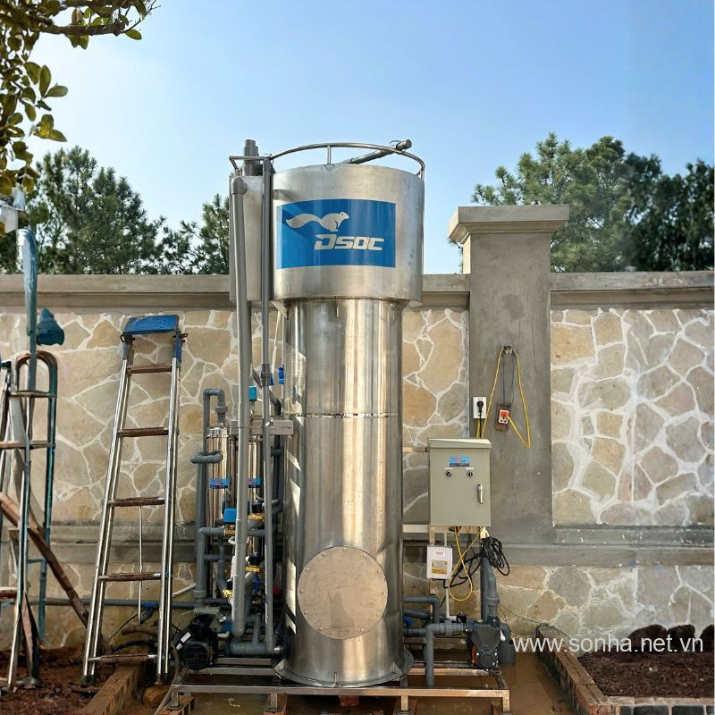 Máy lọc nước giếng khoan công suất 15m3