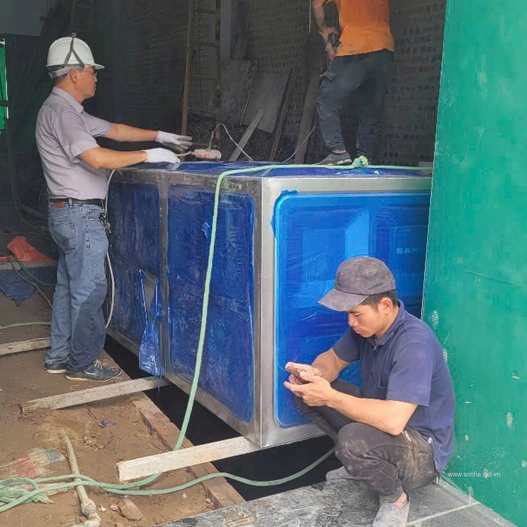 Bể ngầm inox định hình Sakura SK.BID5000L