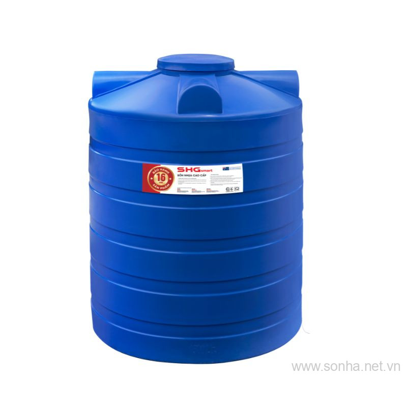 Bồn nước nhựa Sơn Hà Xanh SHG 10000L đứng