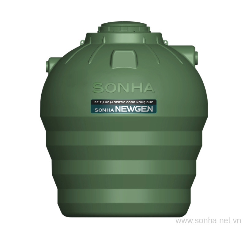 Bồn tự hoại septic công nghệ đúc Sơn Hà NEWGEN đứng 1000L