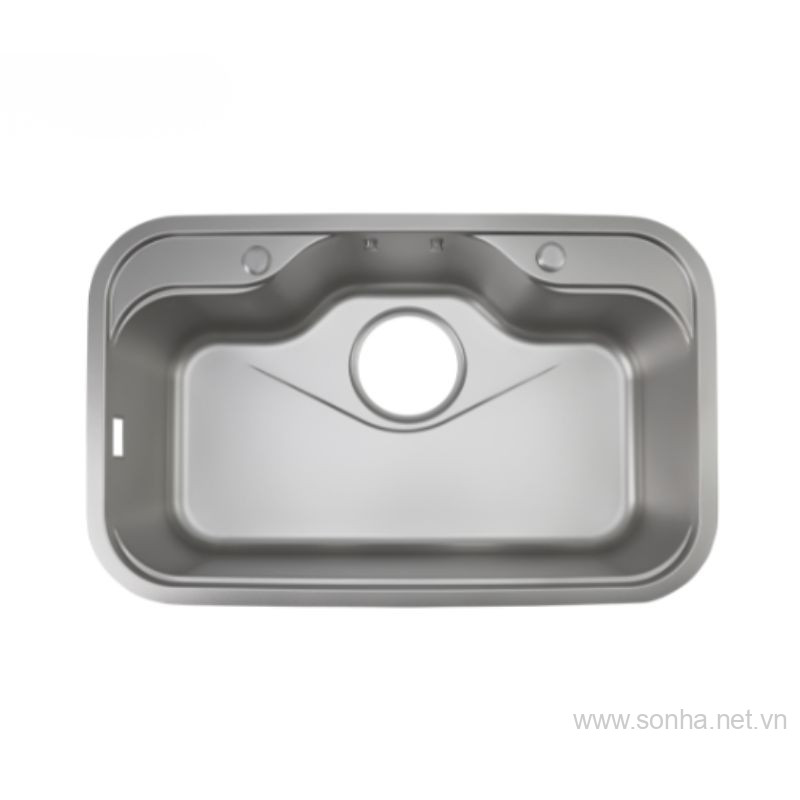 Chậu rửa bát một hố inox 304 Moomton M8050 (KT: 805x505x220 mm)