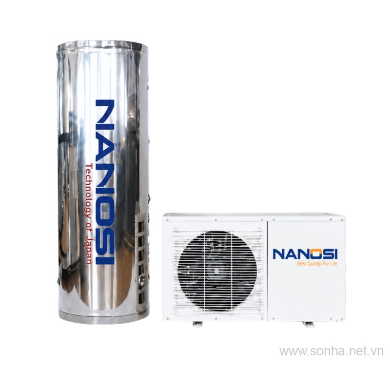 Máy Bơm Nhiệt Heat Pump Nanosi Hệ Dân Dụng NNS 1.82 kW dung tích 300L