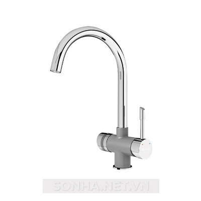  Vòi rửa bát Konox chức năng nóng lạnh Konox kết hợp chức năng nóng lạnh + RO Trim-Water Grey