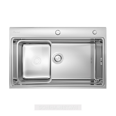 Chậu rửa bát 1 hố, hạ bậc KONOX Overmount Sink KN7548SO