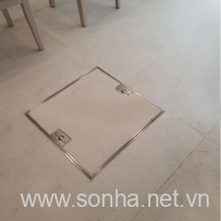  Nắp bể ngầm inox 800x800, chịu tải 2 tấn