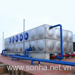  Bể nước inox chung cư 180 m3