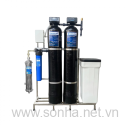  Máy lọc nước 2 cột áp lực tự động sục rửa có màng siêu lọc UF Sakura SKUF212C