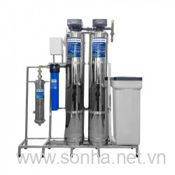  Máy lọc nước 2 cột inox 304 áp lực tự động sục rửa có màng siêu lọc UF Sakura SKUF212I