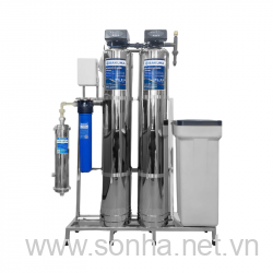  Máy lọc nước 2 cột inox 304 áp lực tự động sục rửa có màng siêu lọc UF Sakura SKUF212I